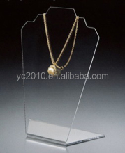 Clear Acrylic Necklace Display Stand - Perspex Jewelry Showcase