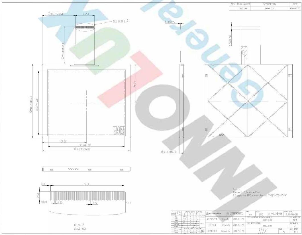 1000nit; High Luminace 5.6 Inch 640X480 High Responsibility LCD Panel