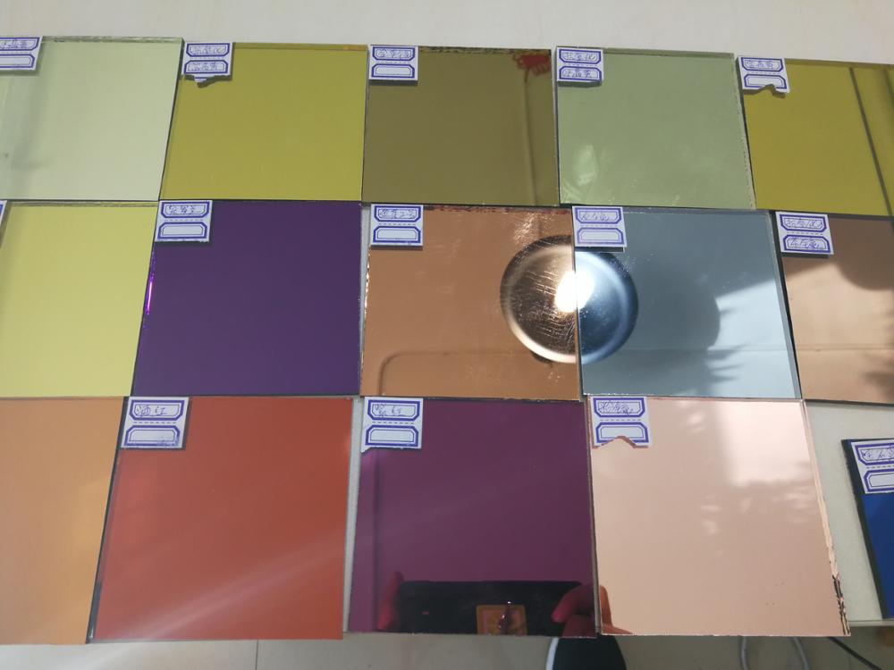 Colored Lacquered Glass with different designs