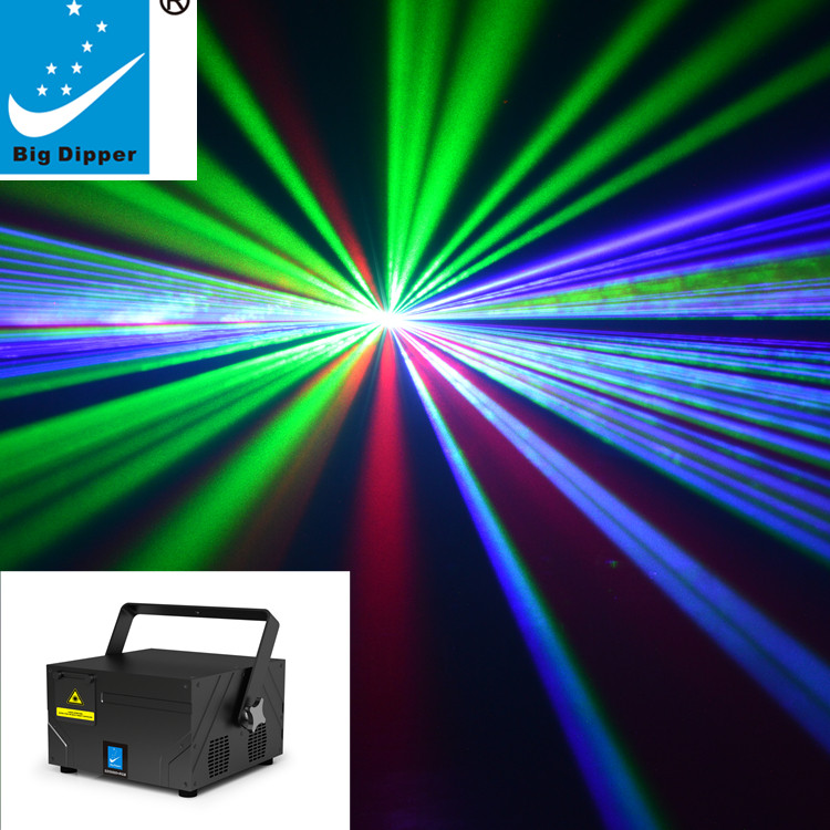 Big Dipper Betopper SevenStars 3W animation rgb laser lights SD30000+RGB