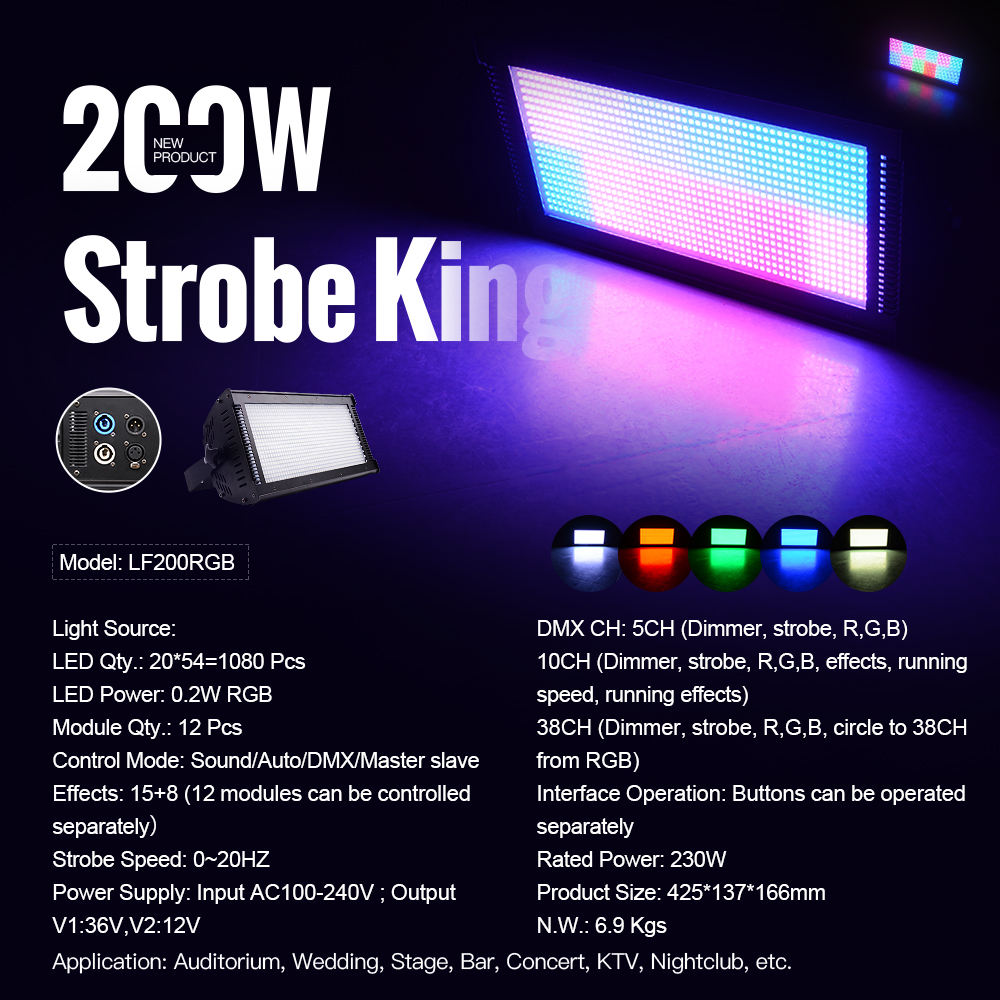Bigdipper LS10 small sharpy beam moving head light LED Spot Lights 10 Watt With Rotating Gobo