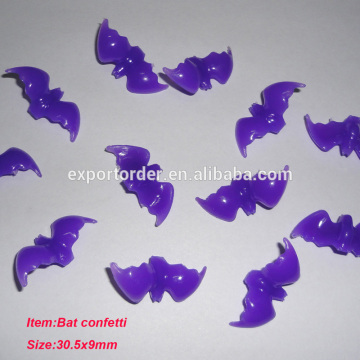plastic bat as halloween confetti