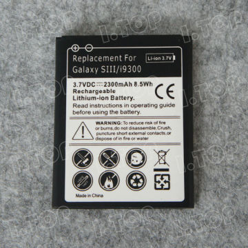 gb t18287-2000 Mobile Phone Battery for Samsung Galaxy S3 i9300