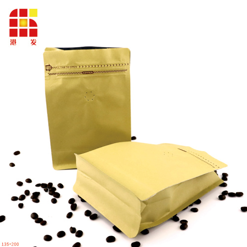 Hot Sales Kraft Paper Stand Up Coffee Bags
