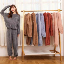 3 Dollar Women's Soft Fleece Pullover Pants Set for Pyjamas and Sleepwear
