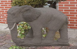 garden stone elephant statue