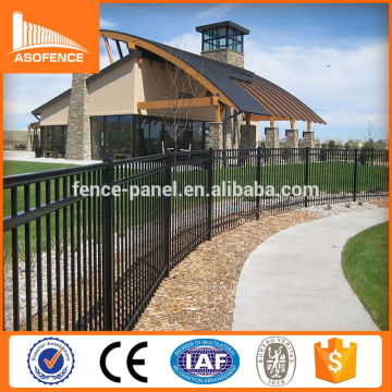 Spear Top Security Steel fence/Tubular Steel Picket Fence/residental garrison fence