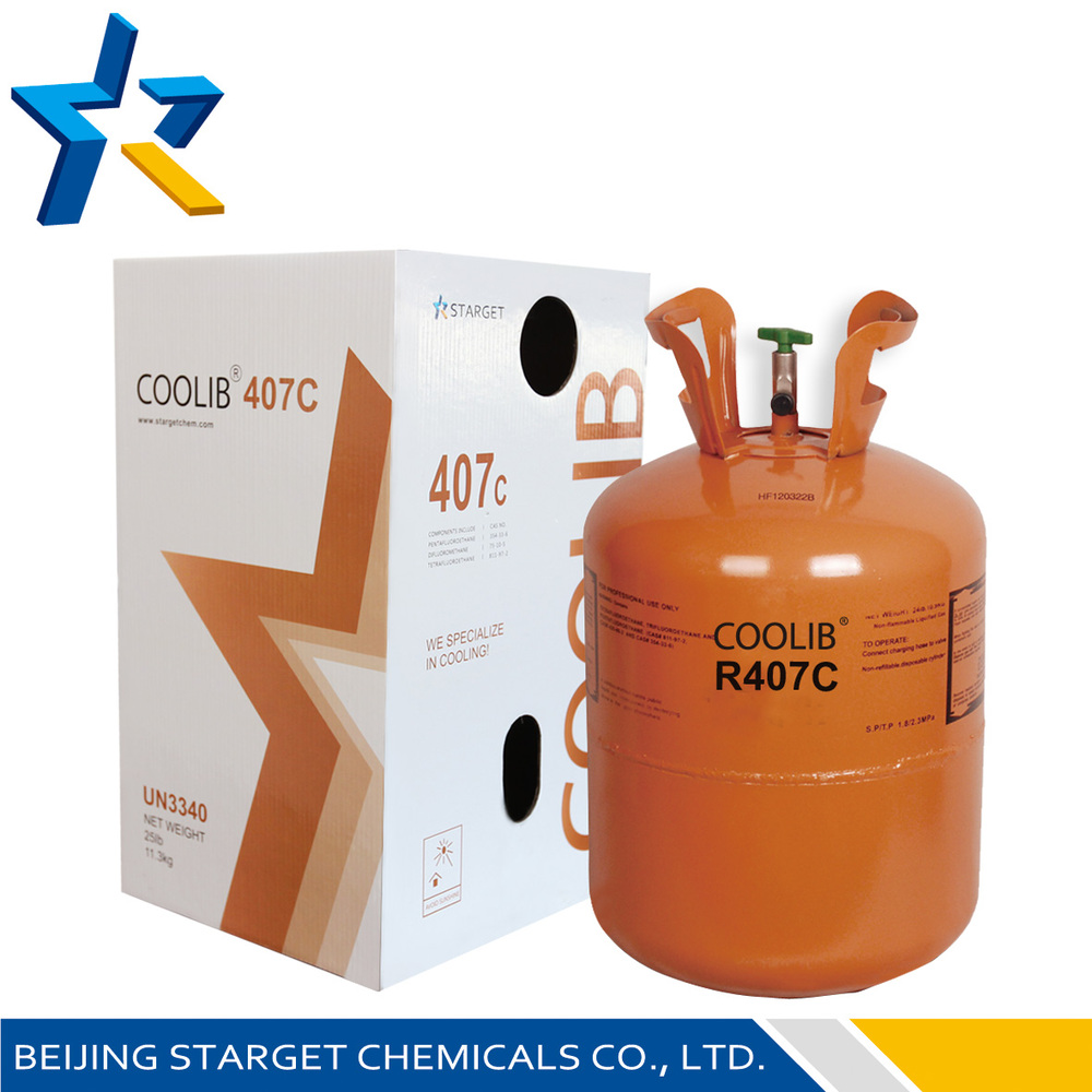 99.99% High Pure Refrigerant Gas Aire Acondicionado R410