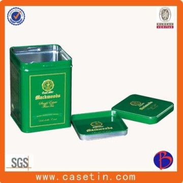 Square candy metal tin box/tin box packaging for candy
