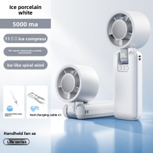 Ice-Cold High-Speed Folding Handheld Fan