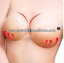 Silicone rubber bra cups