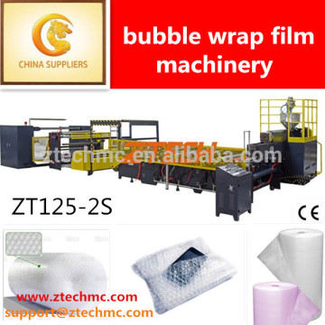 Produce 2 layers film China PE bubble film machine