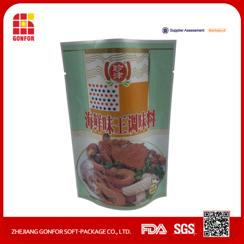 Aangepaste 121 graden Celsius Retort Food Pouch Packaging aluminium tassen