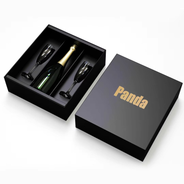 Champagne Alcoholic Glass Gift Cardboard Boxes with Lids