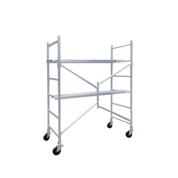 Aluminum Mini Folding Mobile Scaffold - Portable and Affordable