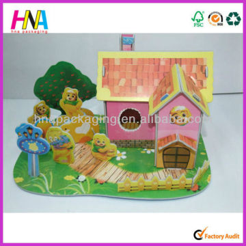 Wholesale factory Baby jigsaw toy 3D jigsaw puzzle model