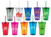 16OZ PP cup,double wall plastic cup