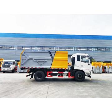 4x2 camion à ordures hydrauliques de lifting à crochet