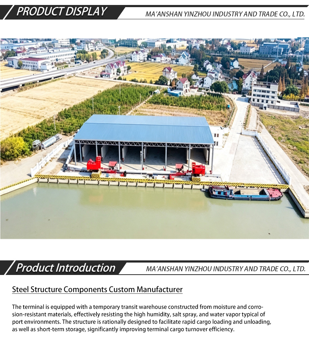 Внутренний портовый транзитный склад стали-x Inland Port Steel Transit Warehouse-x