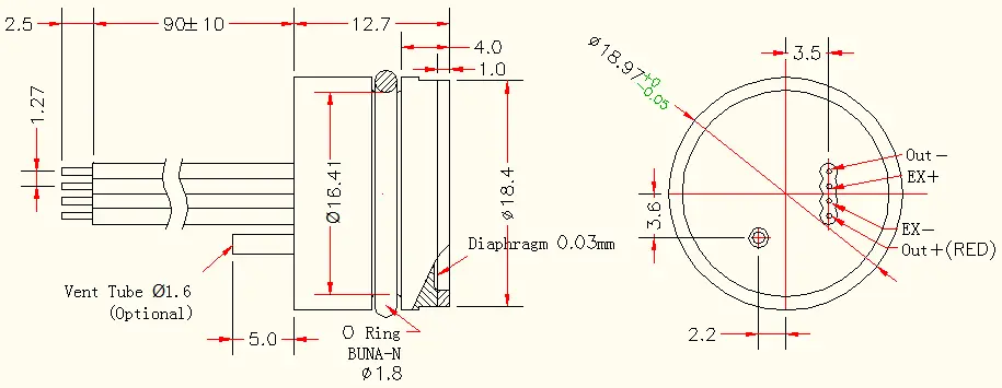 Robust Programmable I2c & Spi Protocol Pressure Sensor with Accuracy 0.5%, Low Power Consumption