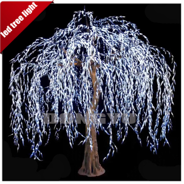 Outdoor Garden Decorative White LED Weeping Willow Tree Light