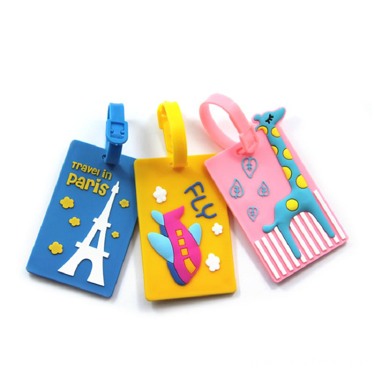 pvc luggage tags