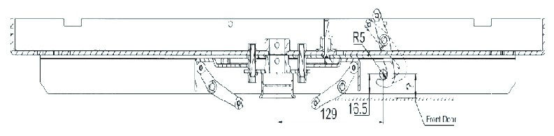 Moving mechanism cradle handcart chassis truck withdrawable truck for drawout type VCB