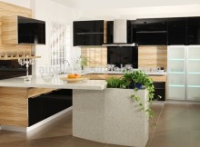 Acrylic kitchen cabinet PKC-076