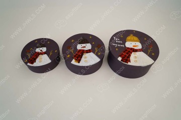Hand-painted Snowman Customized Cosmetic Box