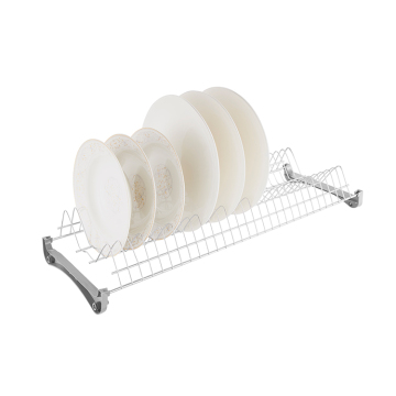 Stainless Steel 2-Tier Metal Adjustable Dish Drying Rack