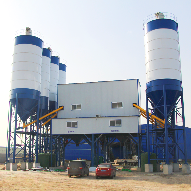 HZS120 best quality ready mix concrete batching plant