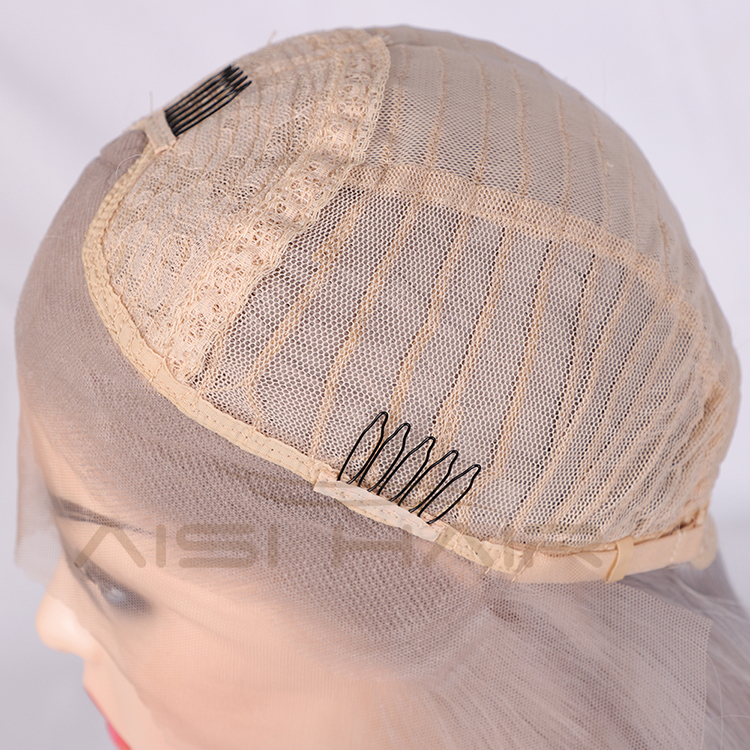 Aisi Hair Long Silky Straight Lace Front Wig Middle Part Swiss Lace Wigs Hign Quality Synthetic Hair Lace Front Wigs For Women