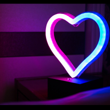 LED NEON HEART SIGN