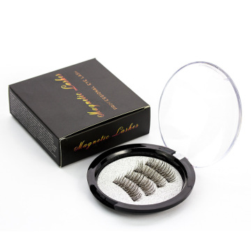 Natural Magnetic Eyelashes with Glue & False Eyelash Set