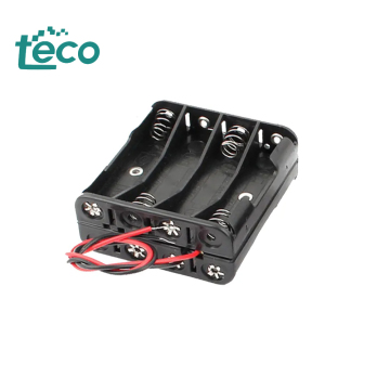 Back to Back 8x AAA Battery Holder: 12V Dual Layer Battery Case Box with Wire Leads