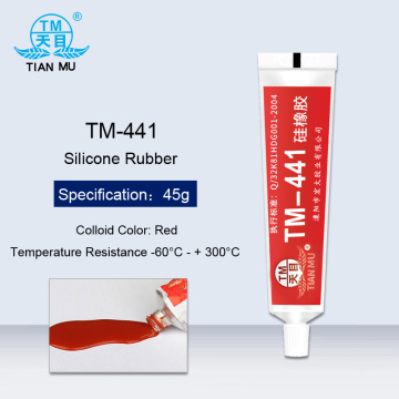 1PCS TM-441 Red Silicone Rubber Electronic Seal Waterproof Corrosion Protection Insulated Glue Electric Heat Pipe Sealing Glue