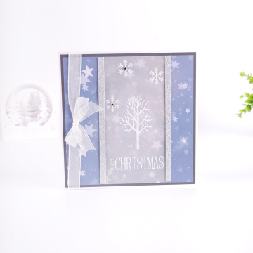 Christmas luxury Handmade Greeting Card