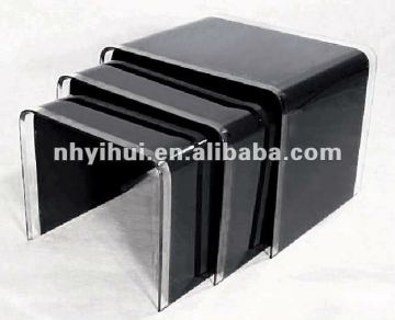 bent glass coffee table CT59