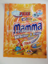 laminated&printed plastic packaging bag for laundry powder