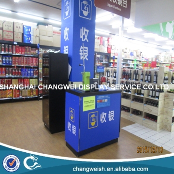 wood display reception desk,reception desk display case