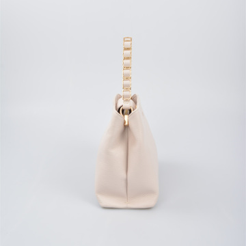 Small hand Bag Single Handle Mini Tote beige