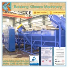 Plastic film bag sheet washing recycling machine