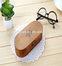 Dark Wooden Eyeglasses Case,Wooden Sun Glasses Box,Eyeglasses Case With Drawer