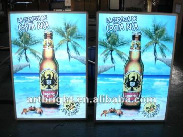 Advertising EL motion light box(with aluminum frame)
