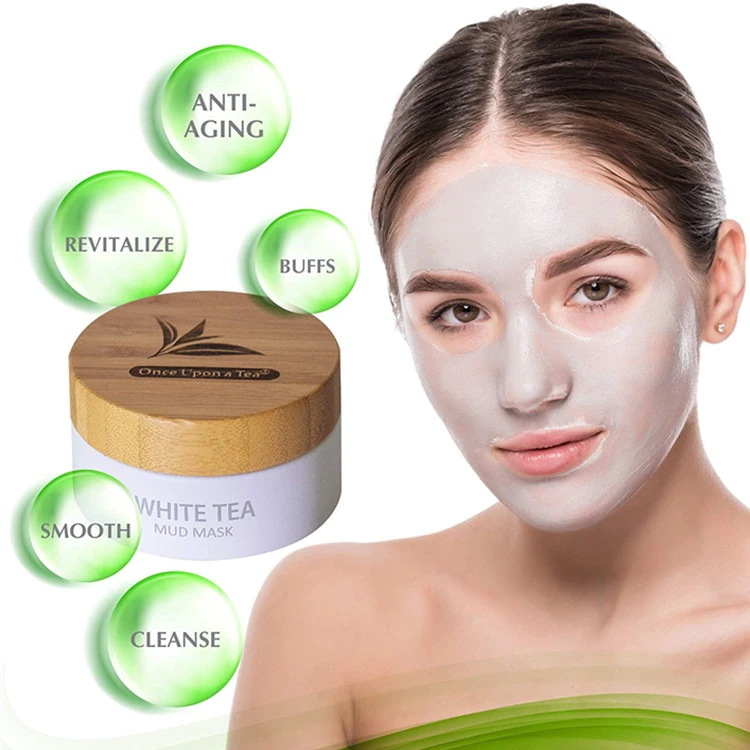 Effective Antioxidant Facial Blackheads Remover Treatment White Tea Mud Mask