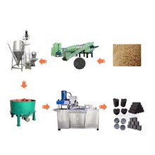 Cube Charcoal Making Machine Full Line