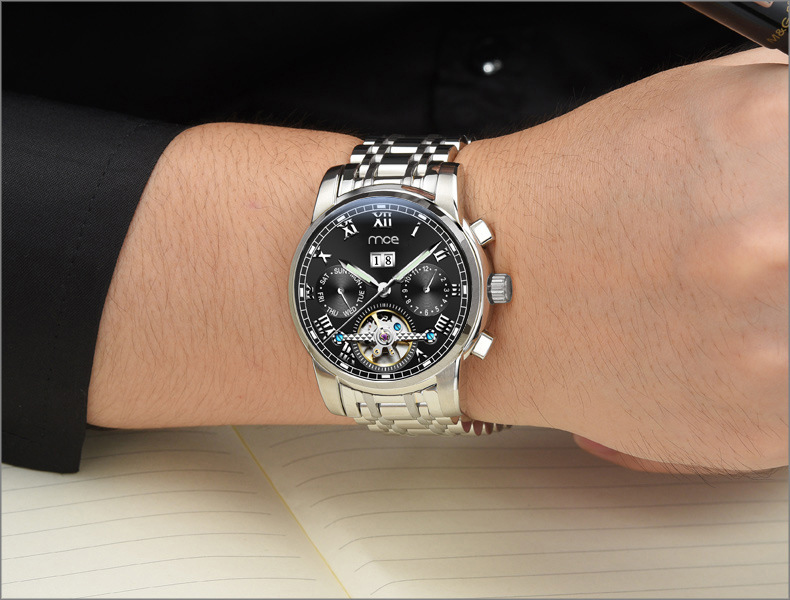 custom bands stainless steel men branded watch