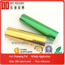 Shiny Gold Hot Stamping Film for PU Leather