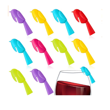 Silicone Bird Wine κρασί δείκτες ποτών