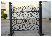 Artificial easy install wrought Steel Fence design